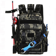 Multifunctional Outdoor Camouflage Backpack Waterproof Sling Fishing Tackle Bag